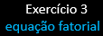 permuta��o fatorial