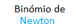 Bin�mio de Newton